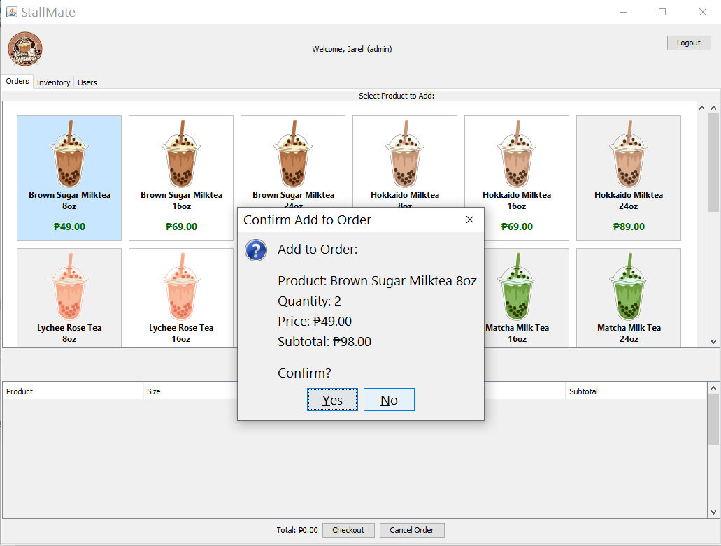 POS System screenshot 4